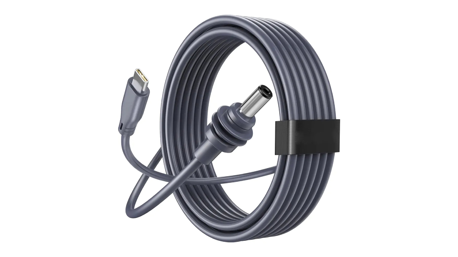 A front view of the Air Vision Systems Starlink Mini USB-C to DC Power Cable 5m