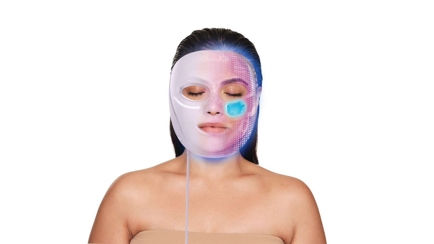 Shark CryoGlow Under-Eye Cooling & LED Anti-Ageing & Blemish Repair Face Mask - Lilac Chill (FW312PLANZ)