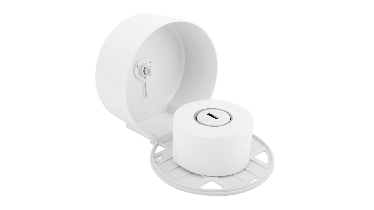 MyWashroom Plastic Round Toilet Paper Dispenser