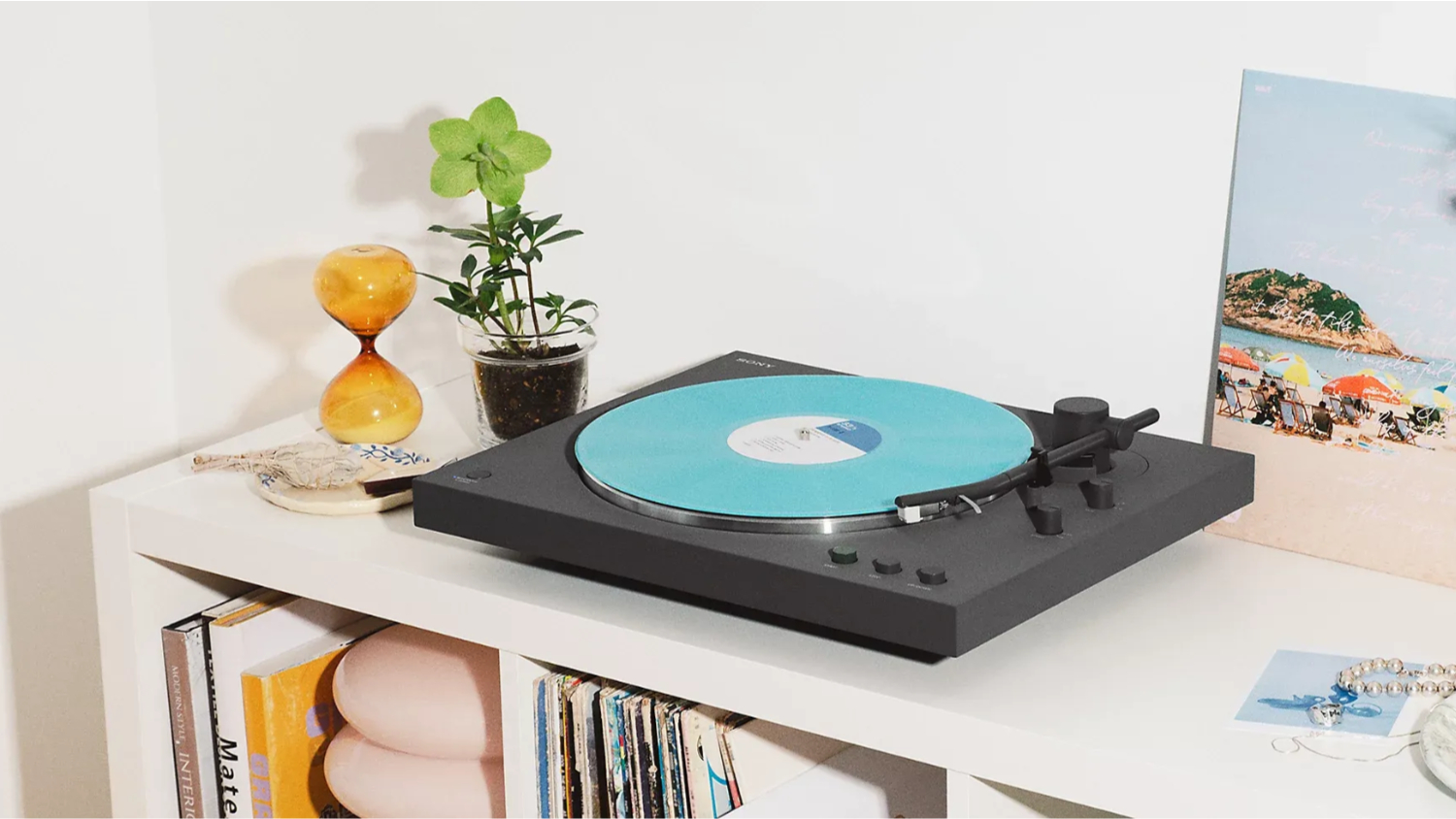 Sony Fully Automatic Belt Driven Turntable with Bluetooth - Black (PSLX3BT)