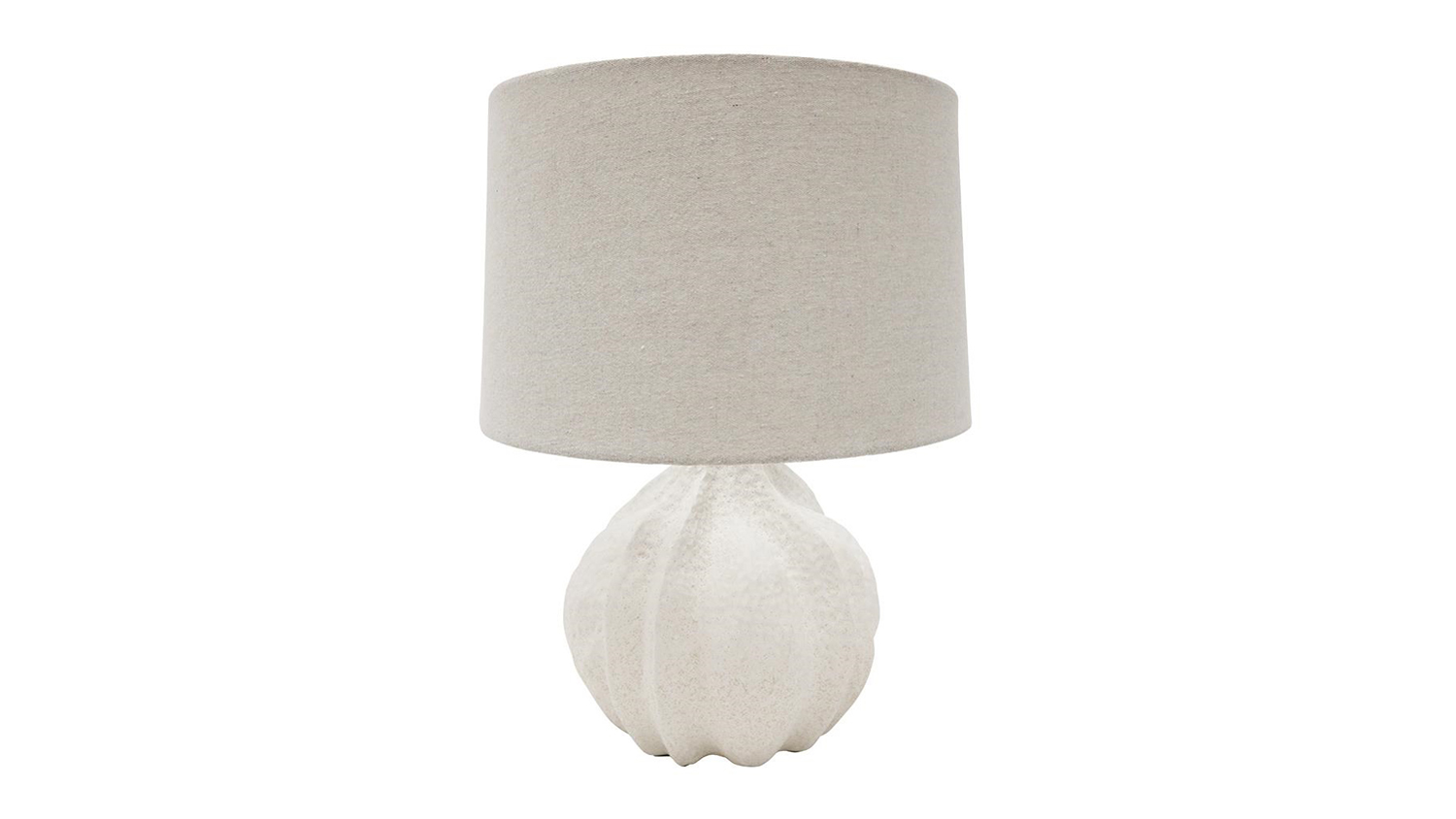 An Amari Alabaster Ceramic Table Lamp in a 53cm size