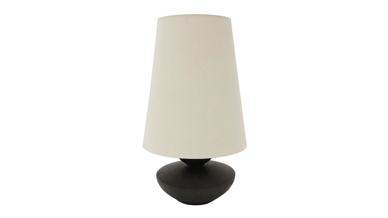 A Bethany Black Ceramic Table Lamp in a 66cm size