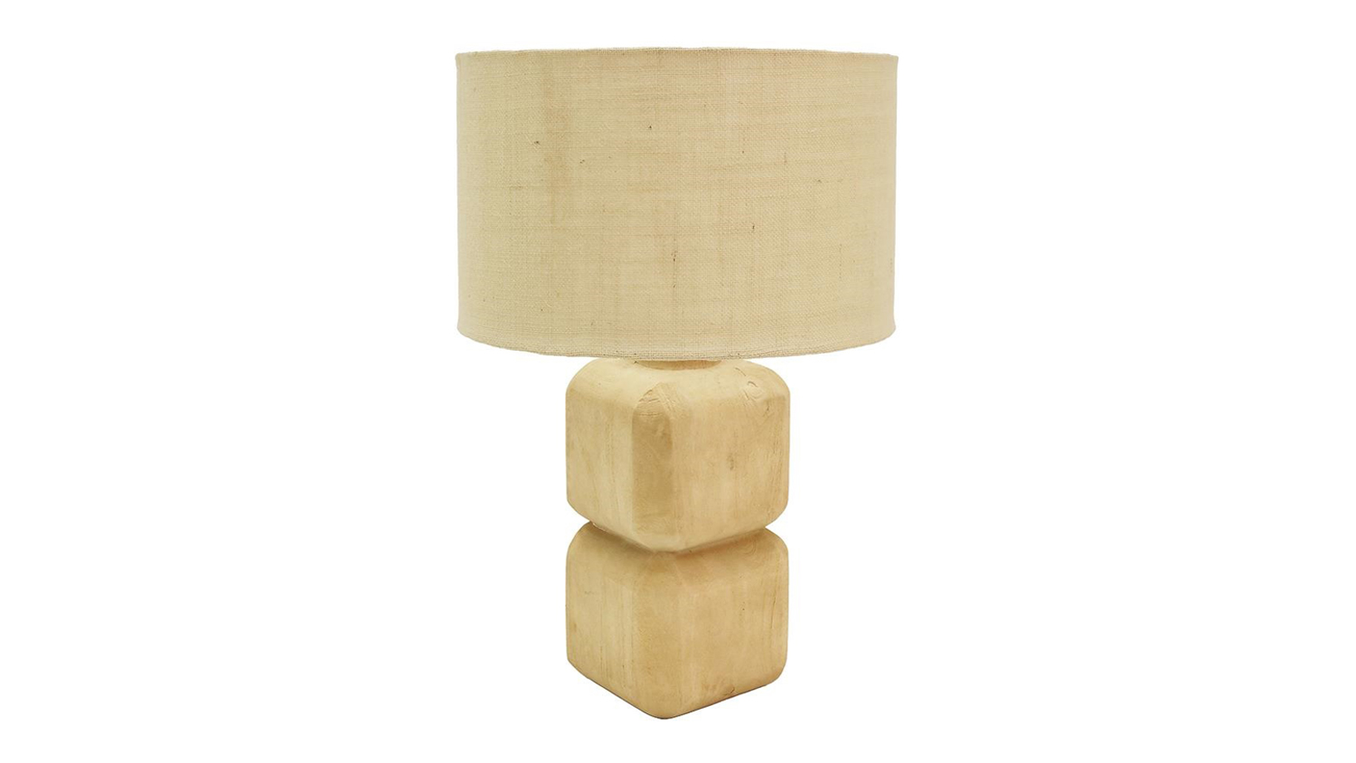A Huxley Blonde Wooden Table Lamp in a 50cm size