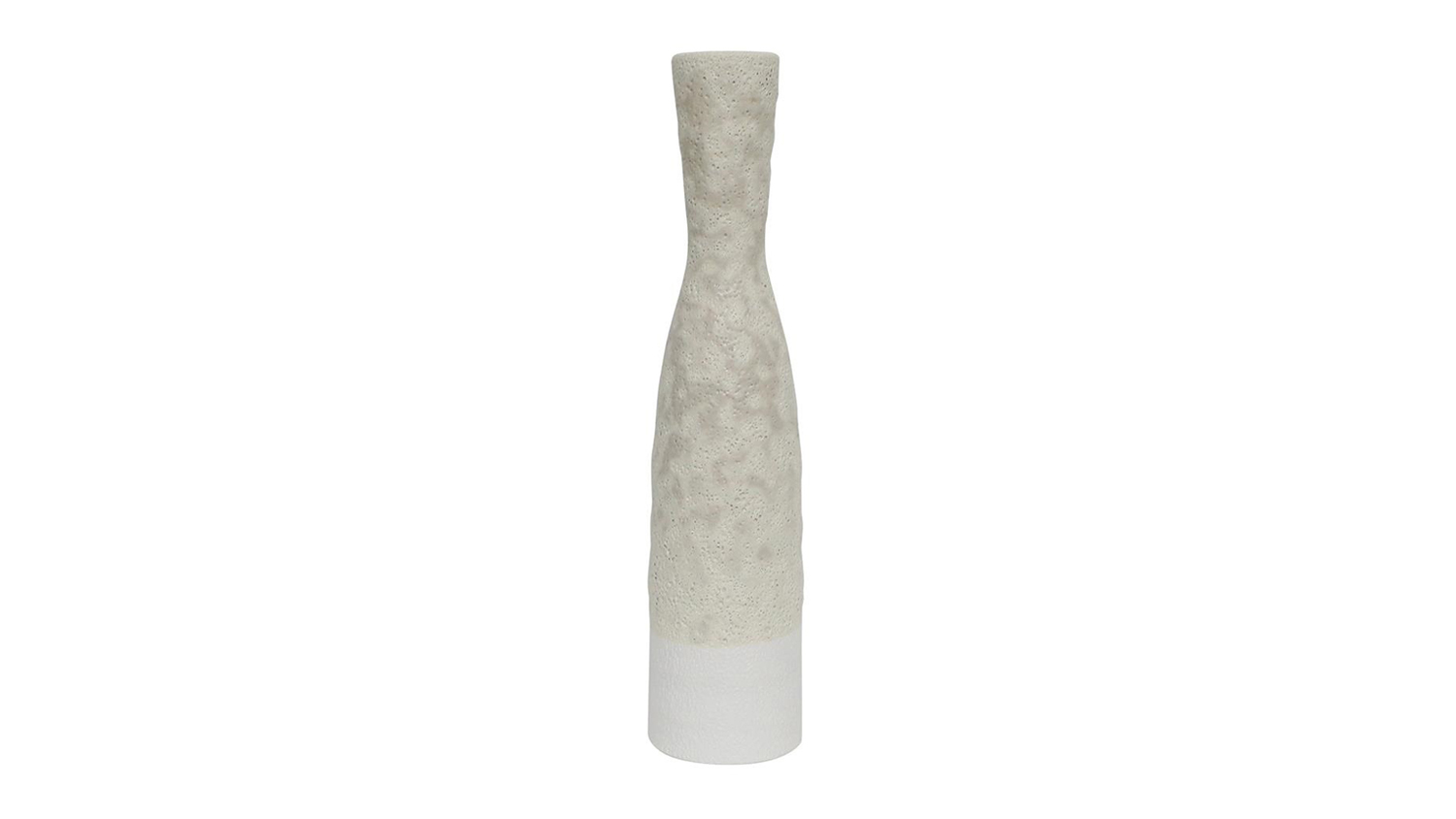 A Saint Ecru Ceramic Vase in a 53cm size