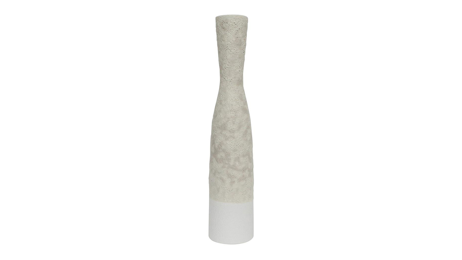 A Saint Ecru Ceramic Vase in a 63cm size