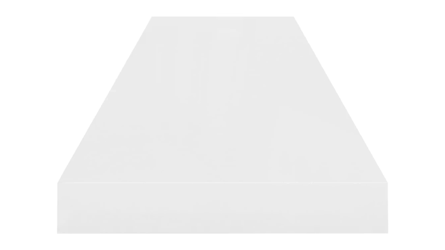 NNEVL Ledge Wall Shelves 4pcs. 80 x 23.5 x 3.8cm - Gloss White