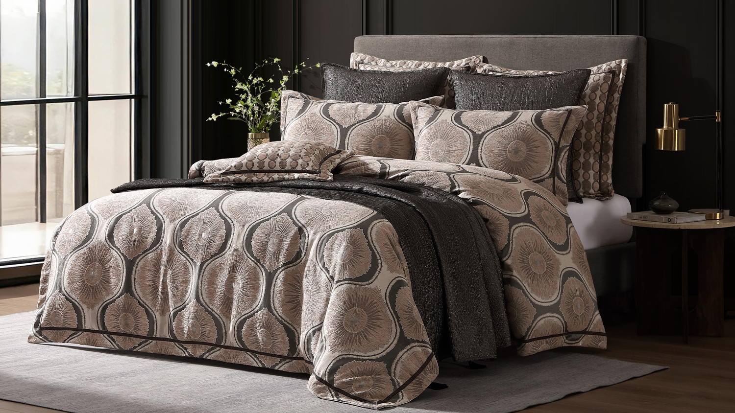 Asteria Antique Duvet Cover Set by Da Vinci