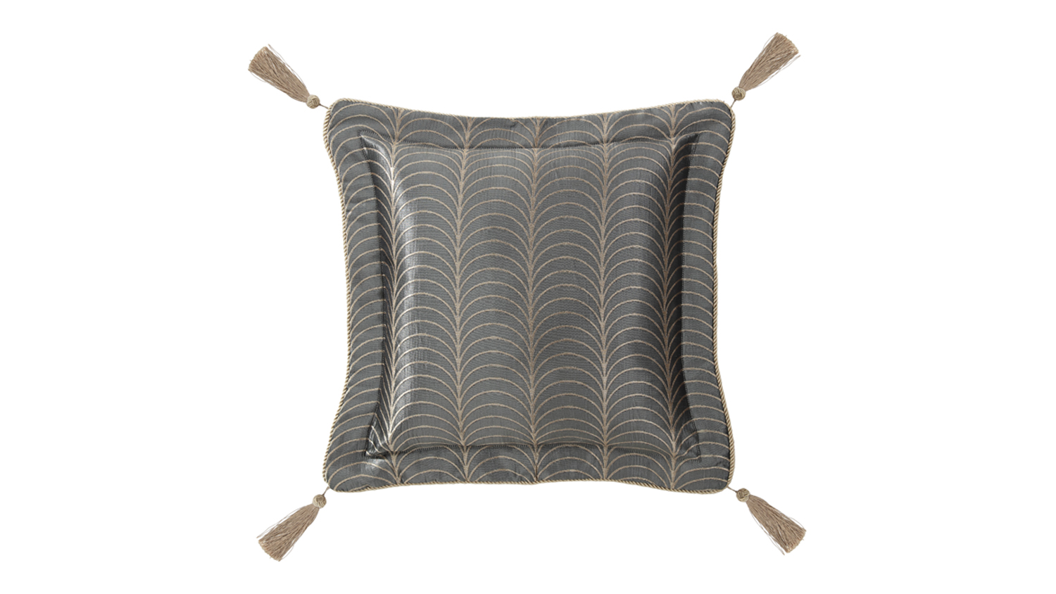 A Florentine Gold Square Cushion by Da Vinci