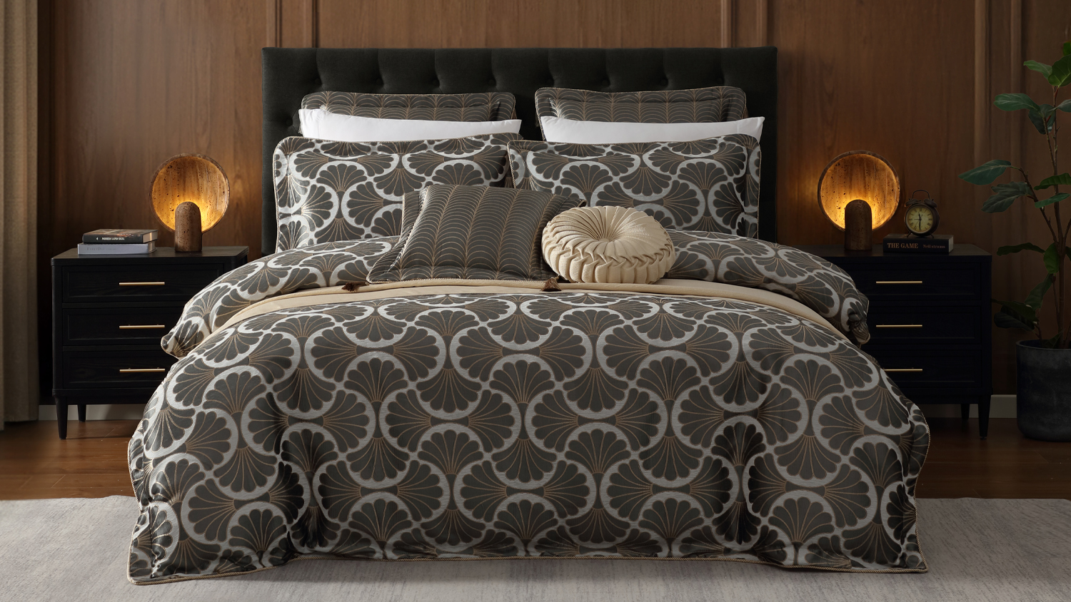 Florentine Gold Square Cushion by Da Vinci