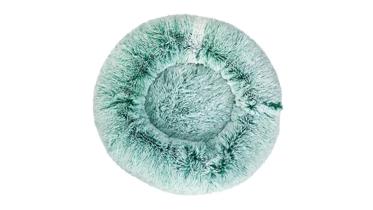 PaWz Fluffy Washable Donut Calming Pet Bed 120 x 25cm - Teal