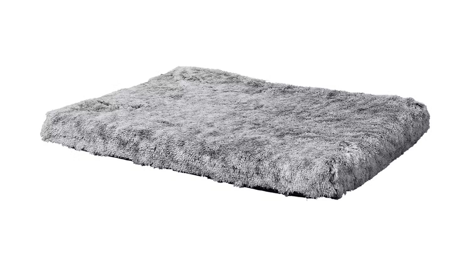 PaWz Premium Fluffy SuperMat Calming Pet Bed 91 x 68 x 10cm - Charcoal
