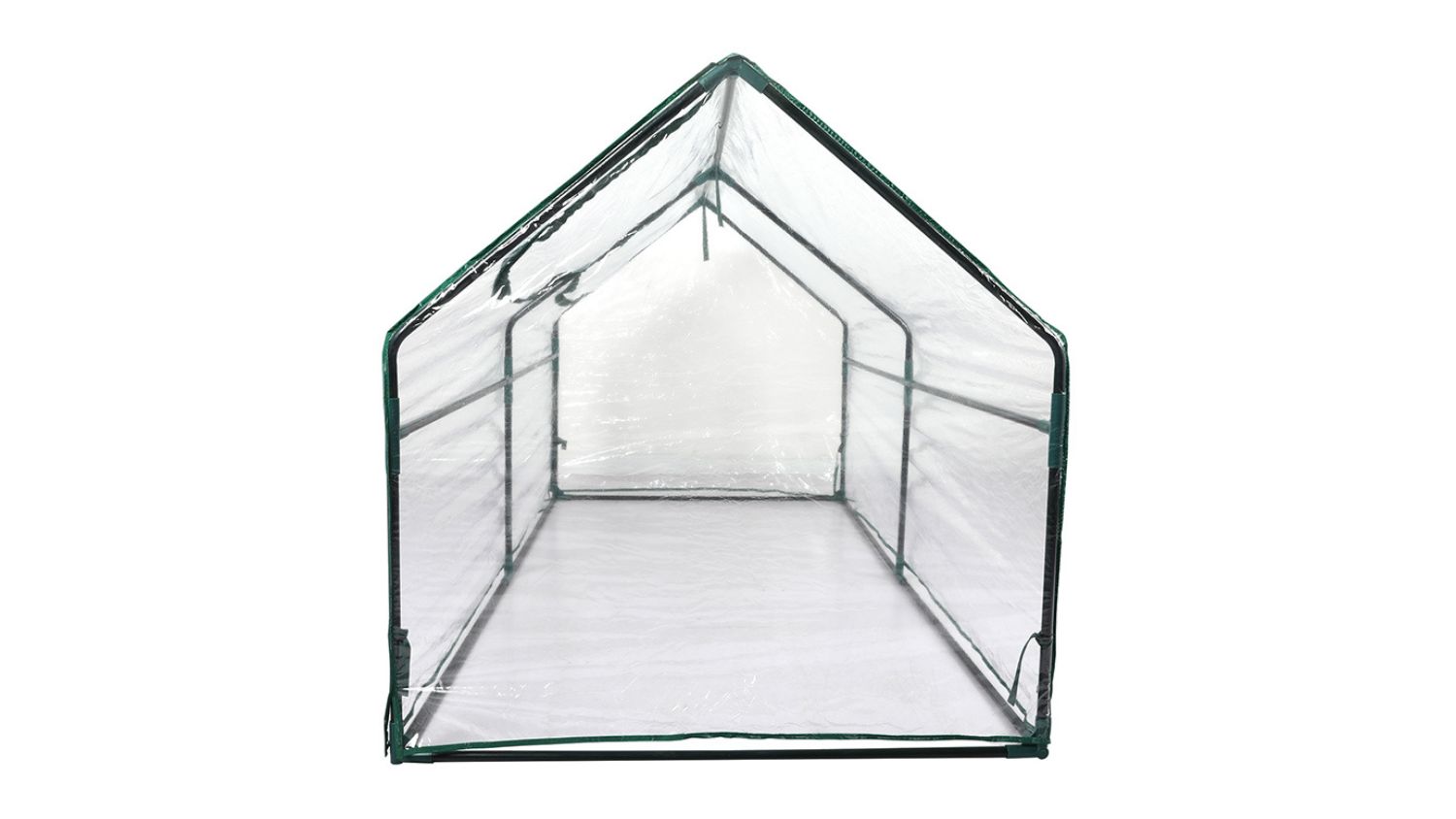 Pretty and Practical Steel-Frame PVC Greenhouse 182 x 92 x 92cm - Clear