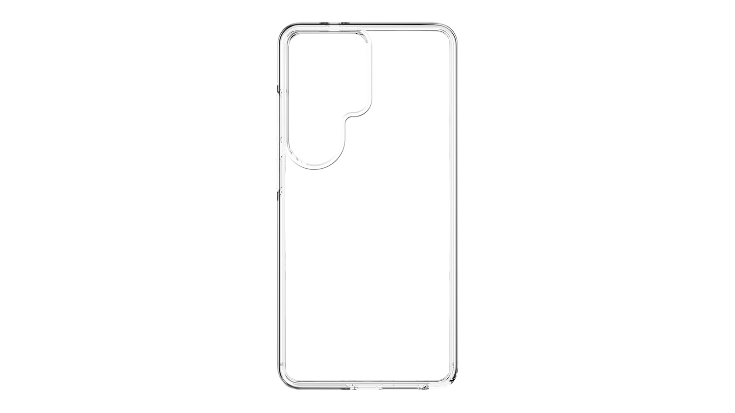 Front view of the clear Mobling Eco Lux Magsafe case for Samsung Galaxy S26 Ultra