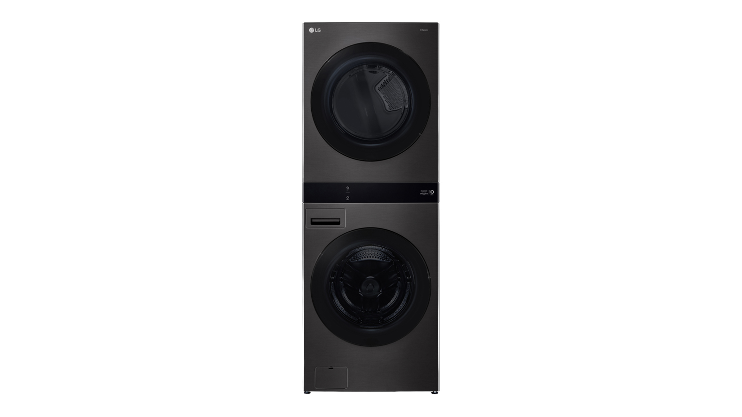 An LG WashTower 19kg + 10kg Stacked Smart Washing Machine & Dryer
