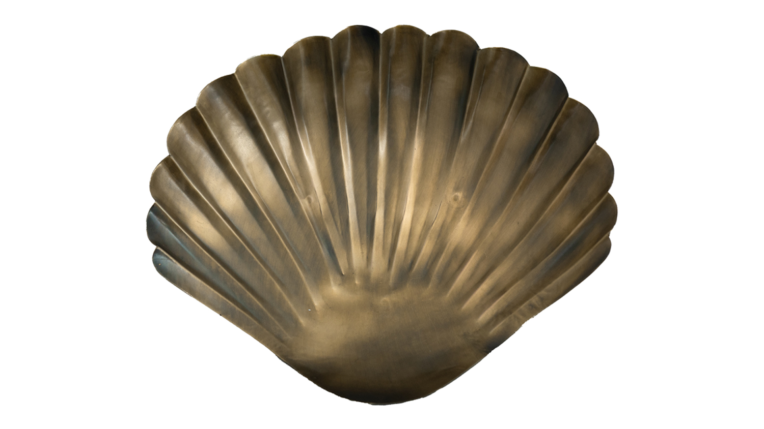 Oceania Shell Gold Iron Decorative Tray in 9cm size