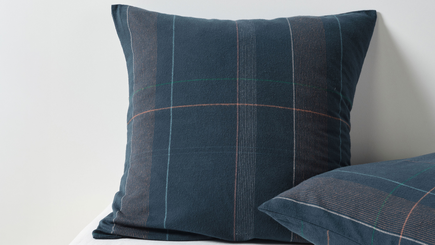 A view of the Douglas Navy European Pillowcase