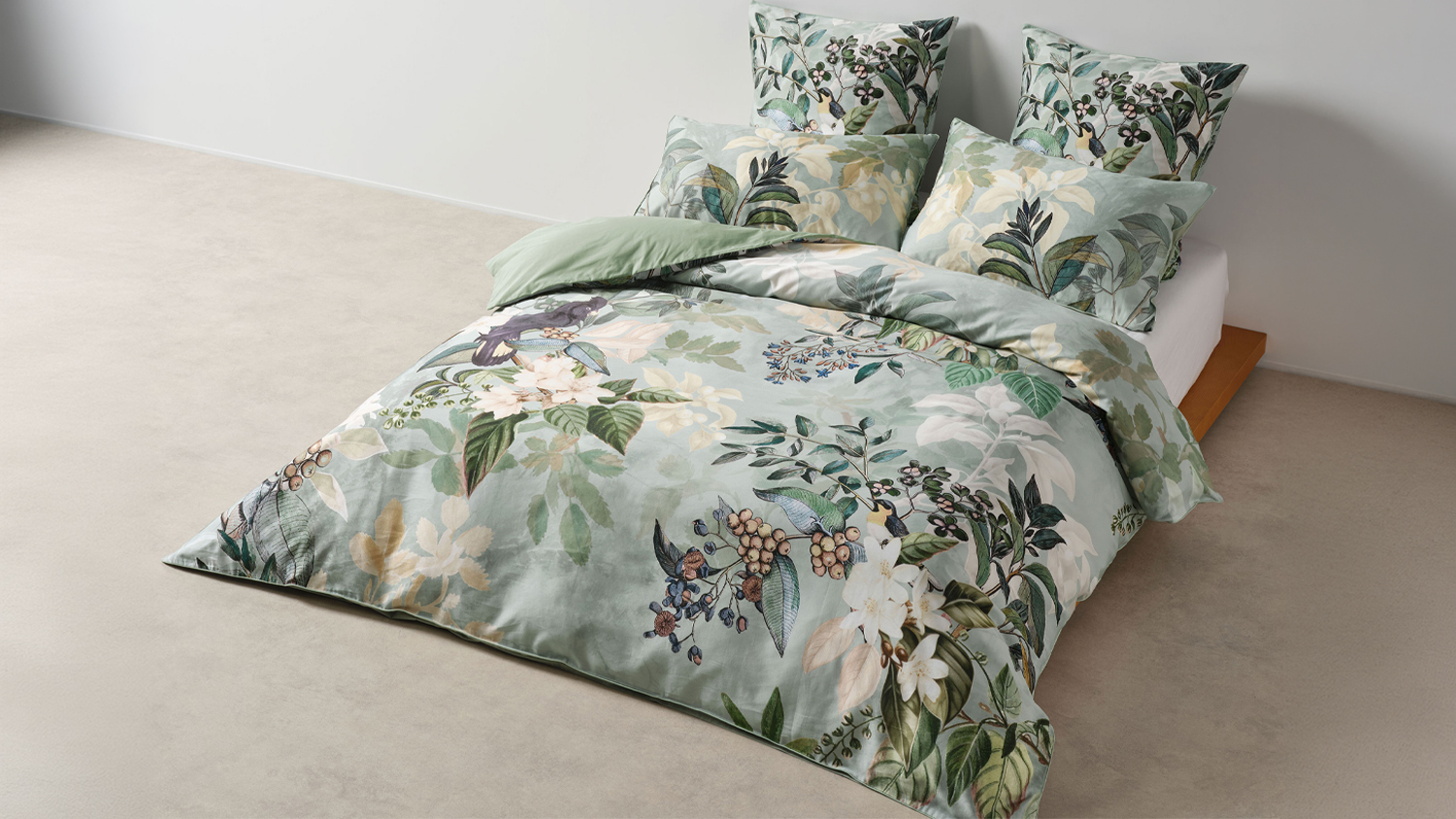 A Blair Jade Duvet Cover Set by Linen House