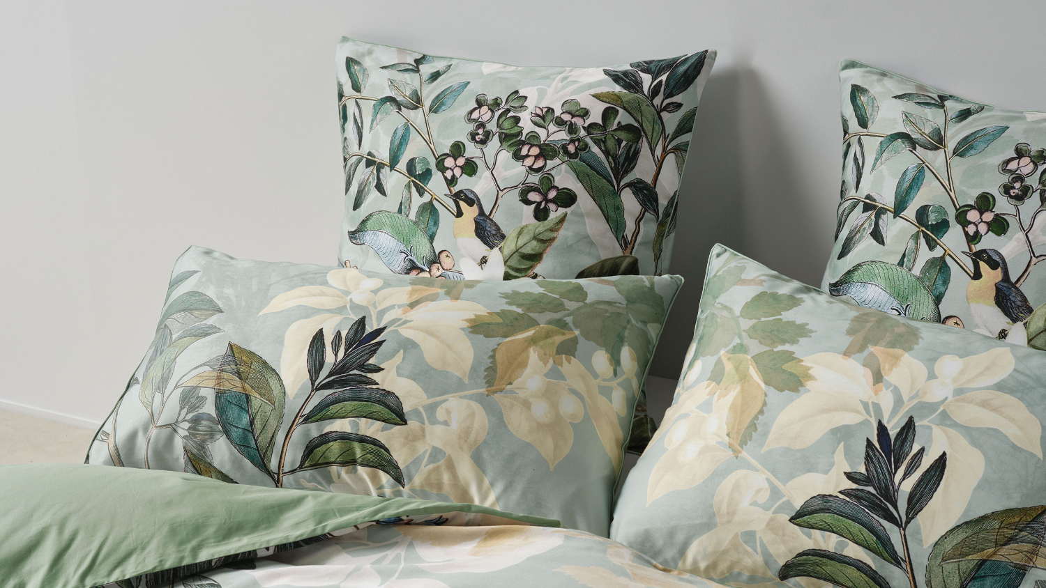 Blair Jade Duvet Cover Set by Linen House