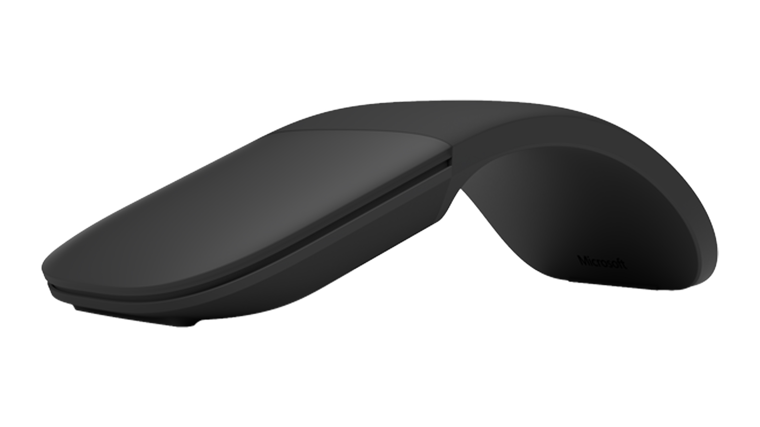 Microsoft Surface Arc Wireless Mouse in a sleek black colour