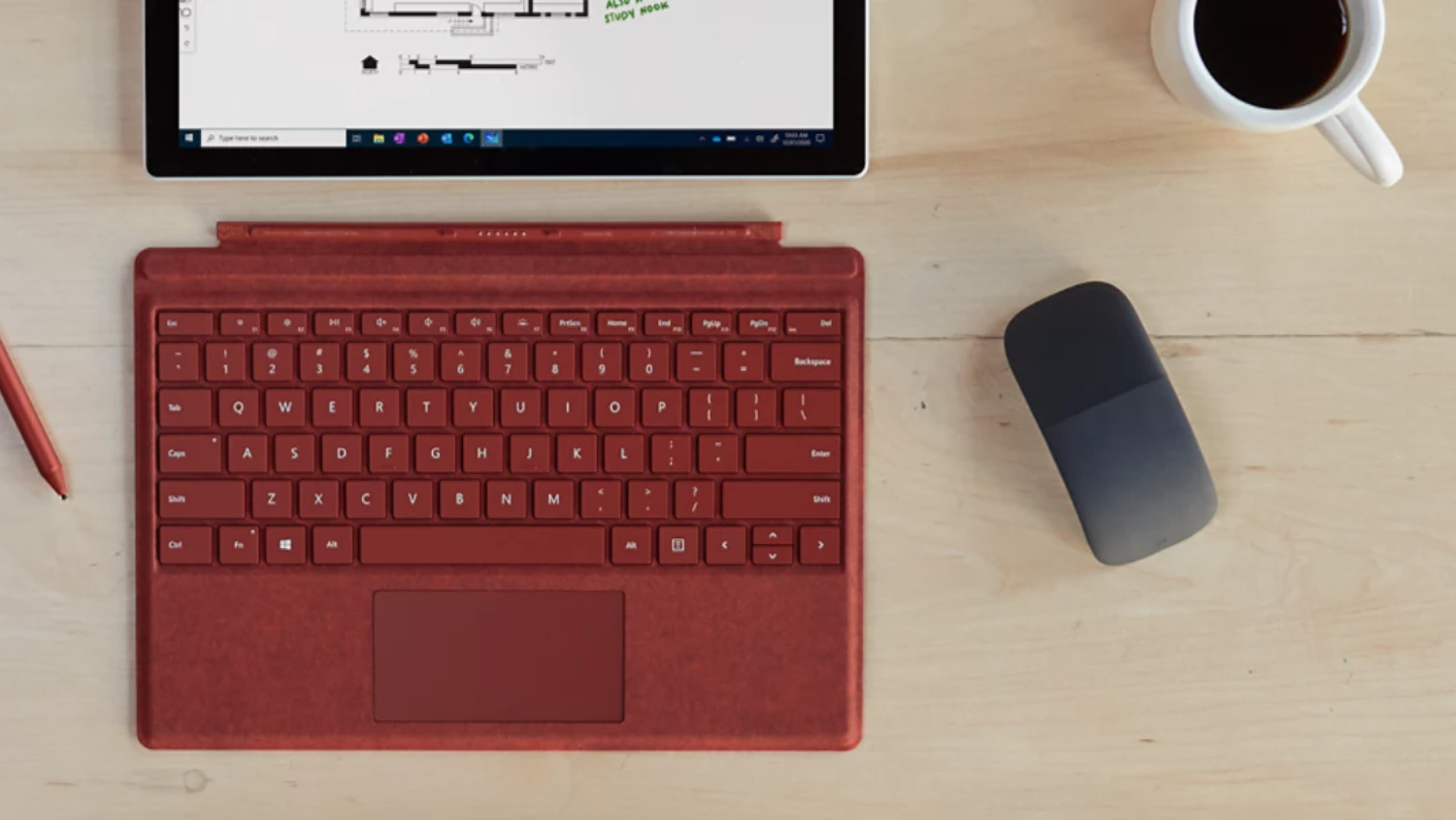 Microsoft Surface Arc Wireless Mouse - Black (CZV-00101)