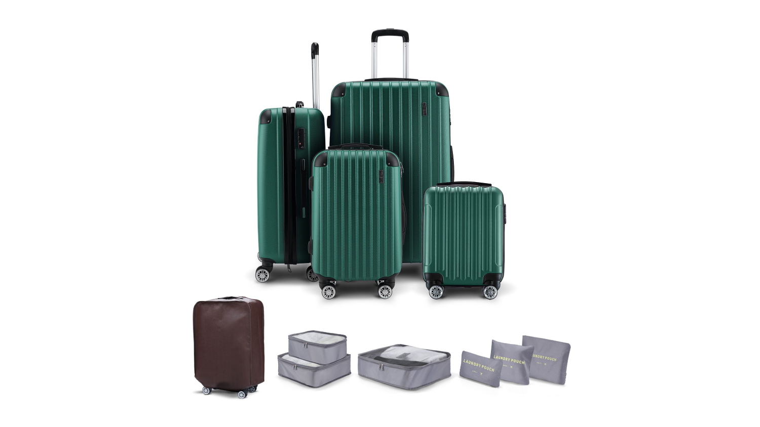 Buon Viaggio Hardshell Luggage Case Set 4pcs.