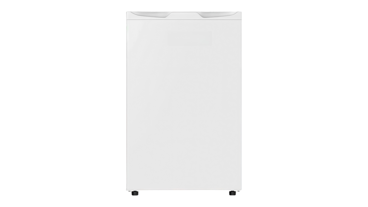 Front view of a Konka 127L Bar Fridge in white, showing its clean, minimalist design