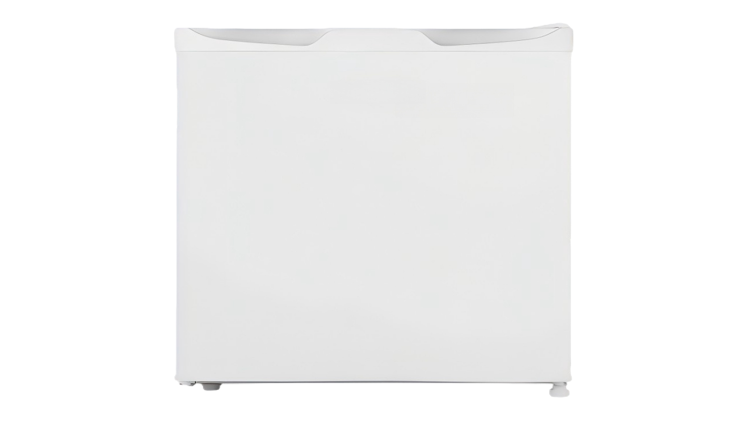 Front view of a Konka 45L Bar Fridge in white, showing its clean, minimalist design