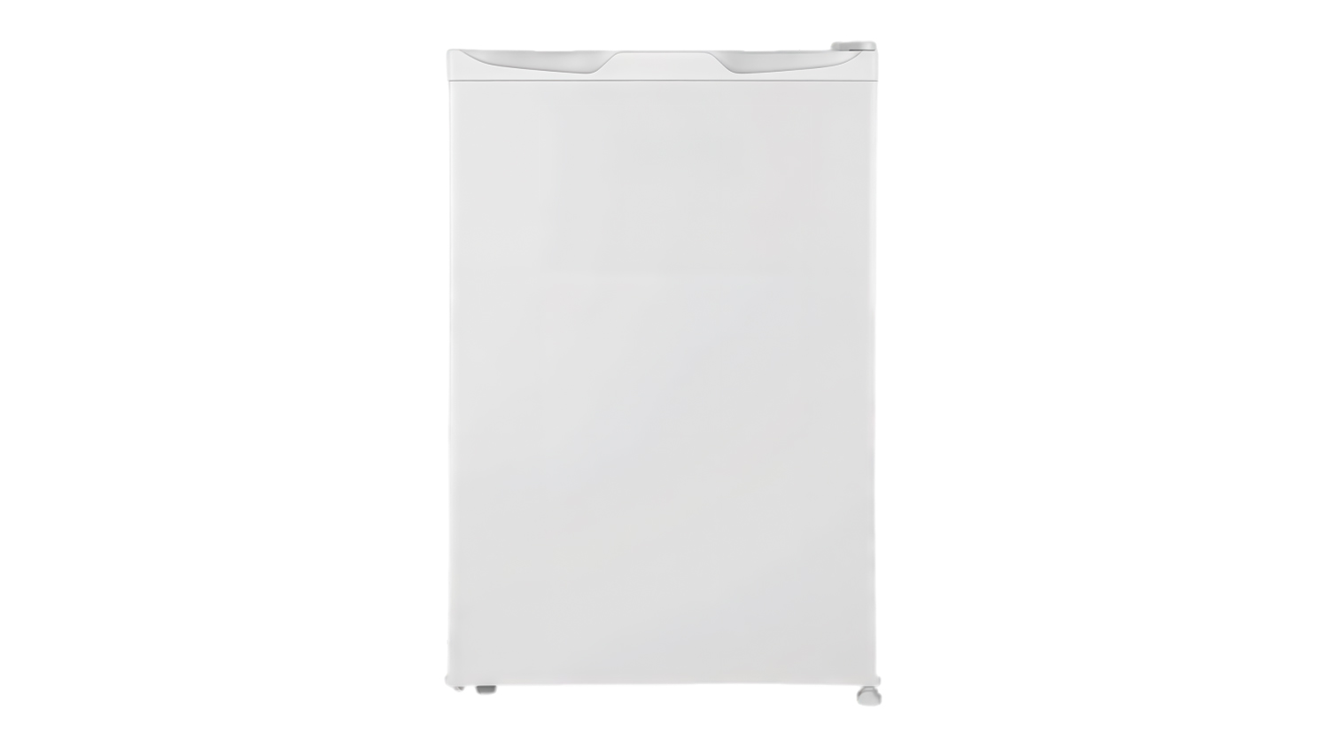 Front view of a Konka 67L Bar Fridge in white, showing its clean, minimalist design