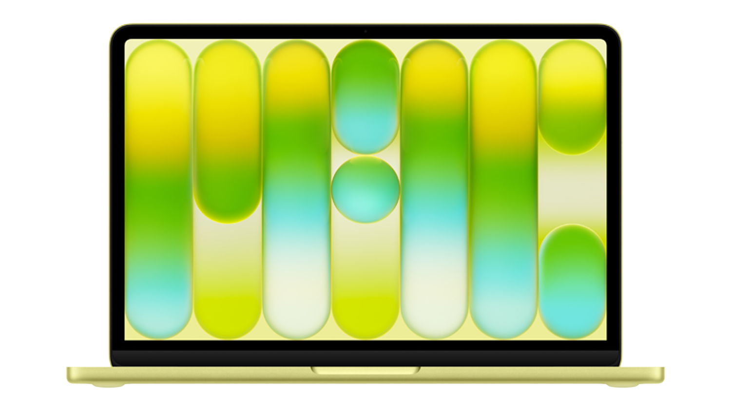 A front view of the 13" Apple MacBook Neo