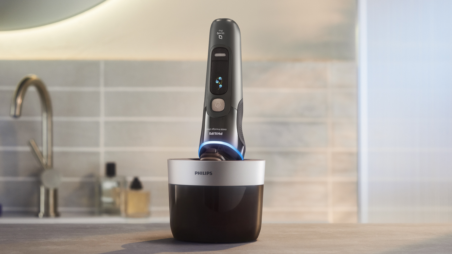 Philips i9000 Prestige Ultra Wet & Dry Cordless Shaver with SkinIQ Pro - Dark Slate (XP9402/27)