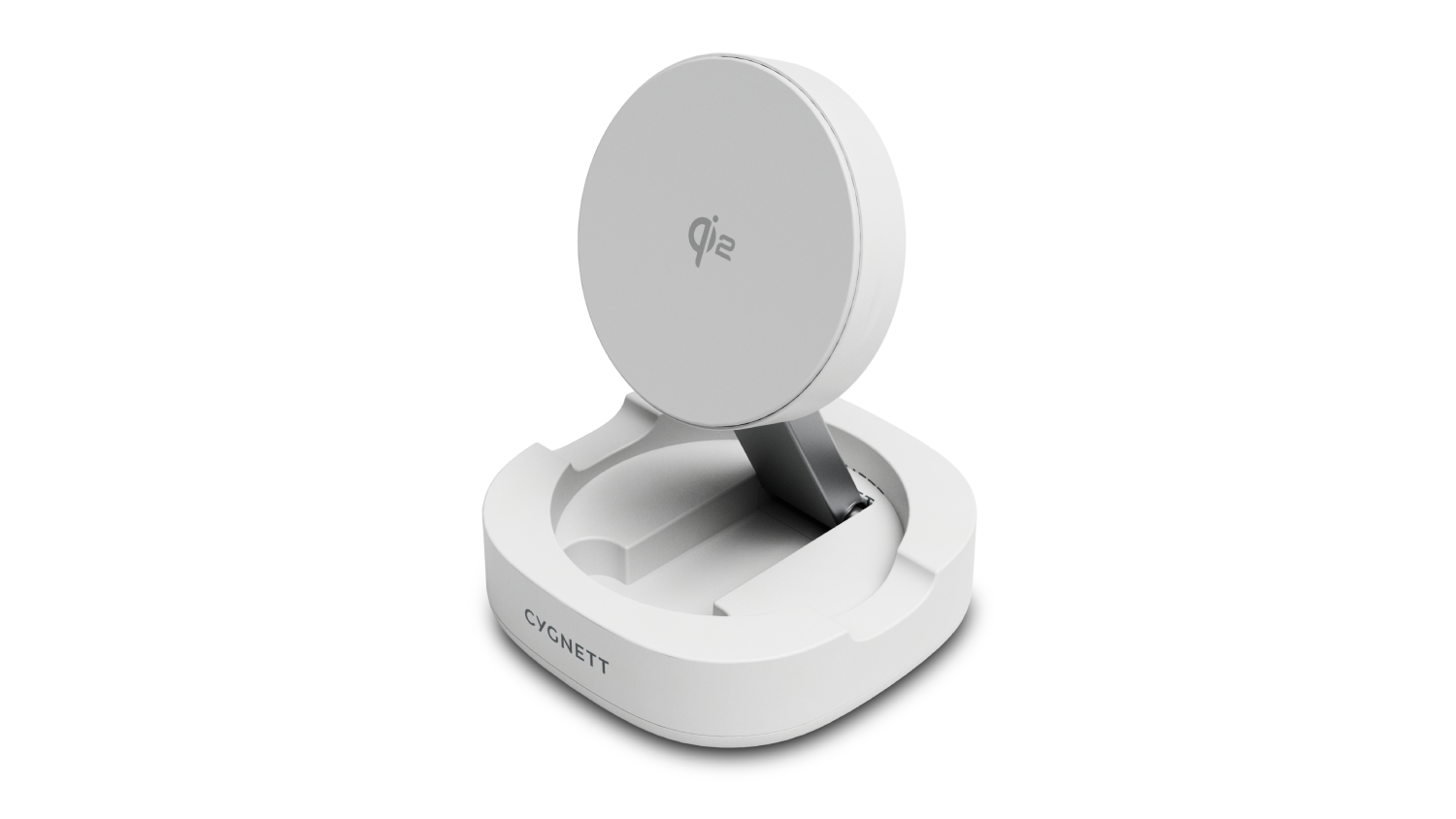 A view of the Cygnett ChargeBase 15W Foldable Magnetic Wireless Charger