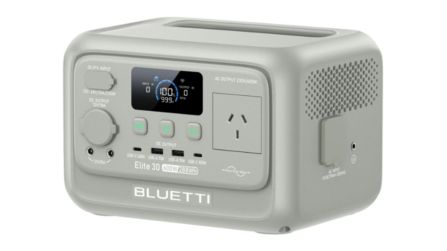 Bluetti Elite 30 v2 Portable Power Station - Sand Grey