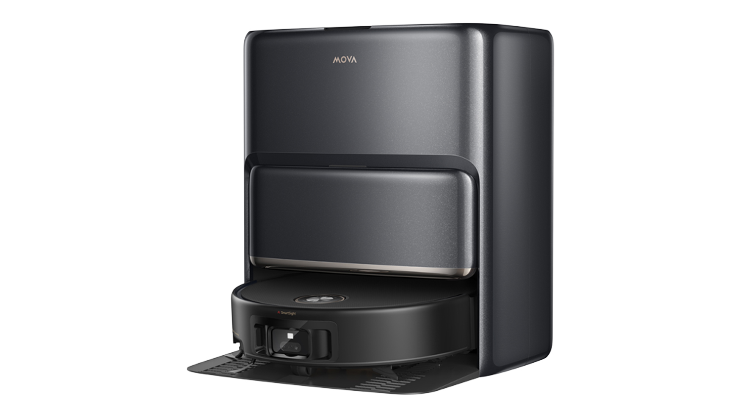 A Mova Z60 Ultra Roller Complete Robotic Vacuum & Mop with Multifunctional Docking Station