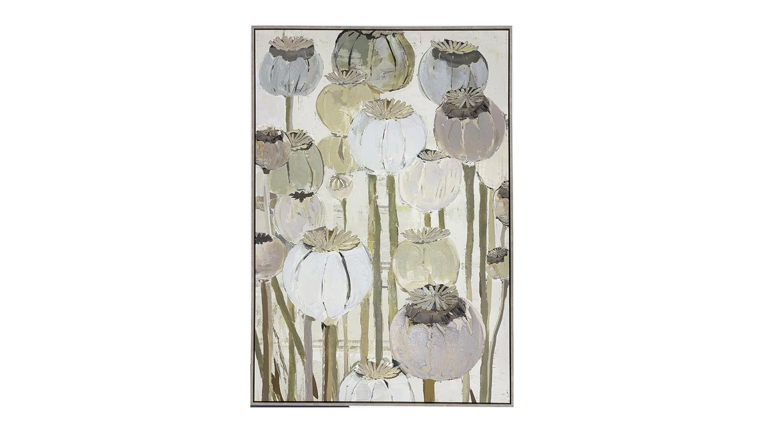 A Poppies Framed Canvas Print in a 140 x 100cm size