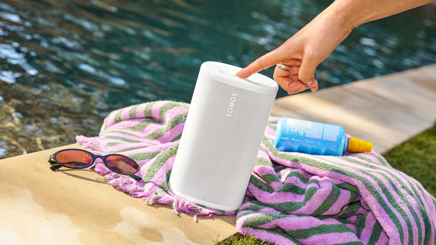 Sonos Play Portable Wireless Smart Speaker - White (PLAYPR21)