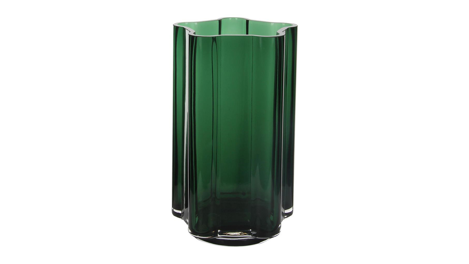 A view of the Forde Emerald Glass Vase