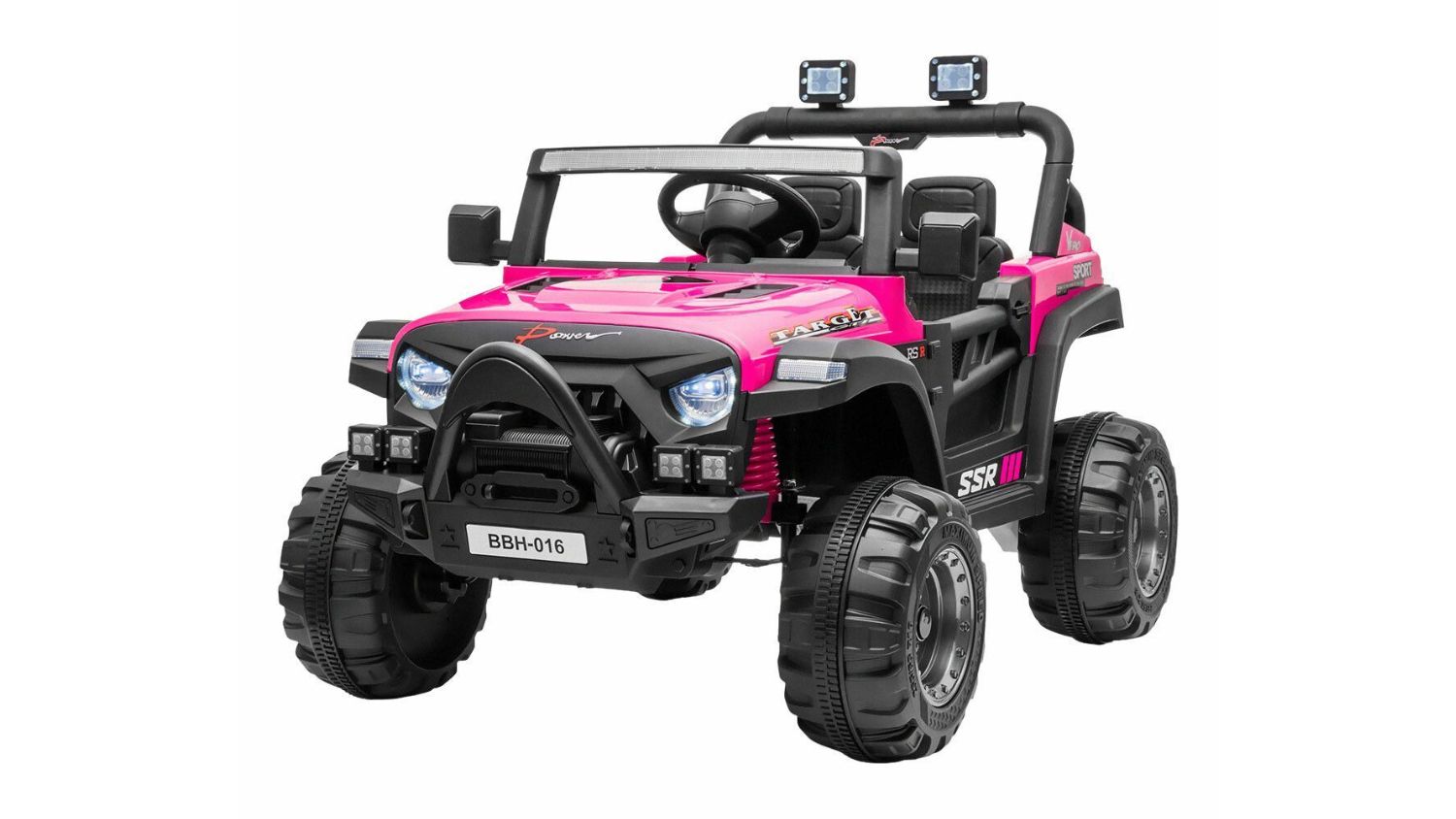 Kidbot Ride On Car 12V - Pink Jeep Truck