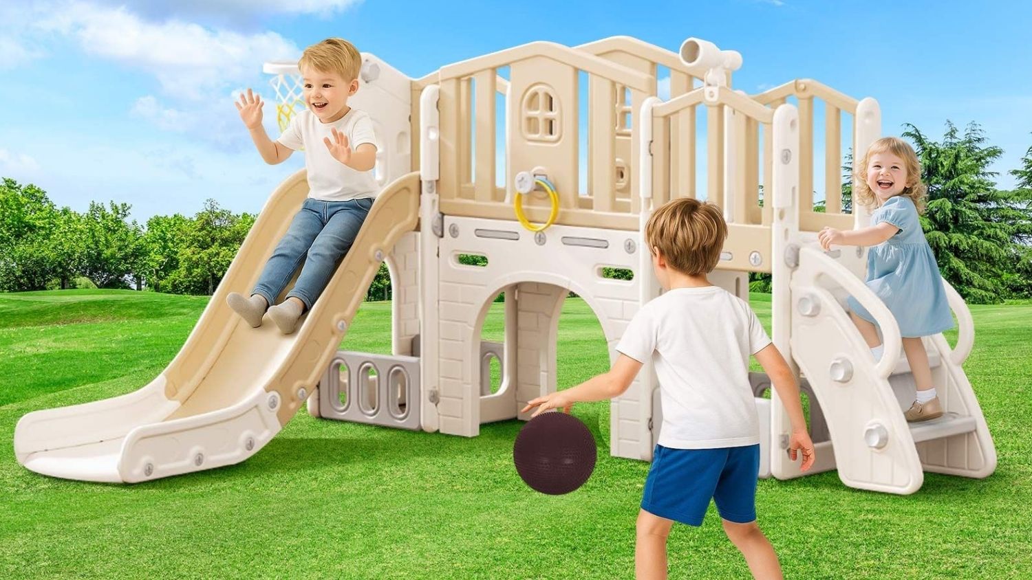 Kidbot 8-in-1 Kids’ Slide Set