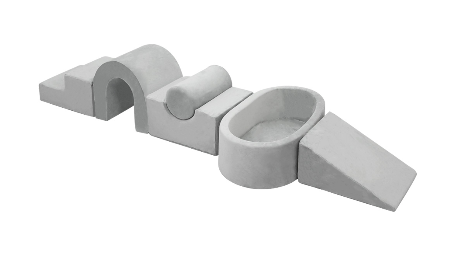 A full view of the BoPeep 6-Piece Soft Foam Playset