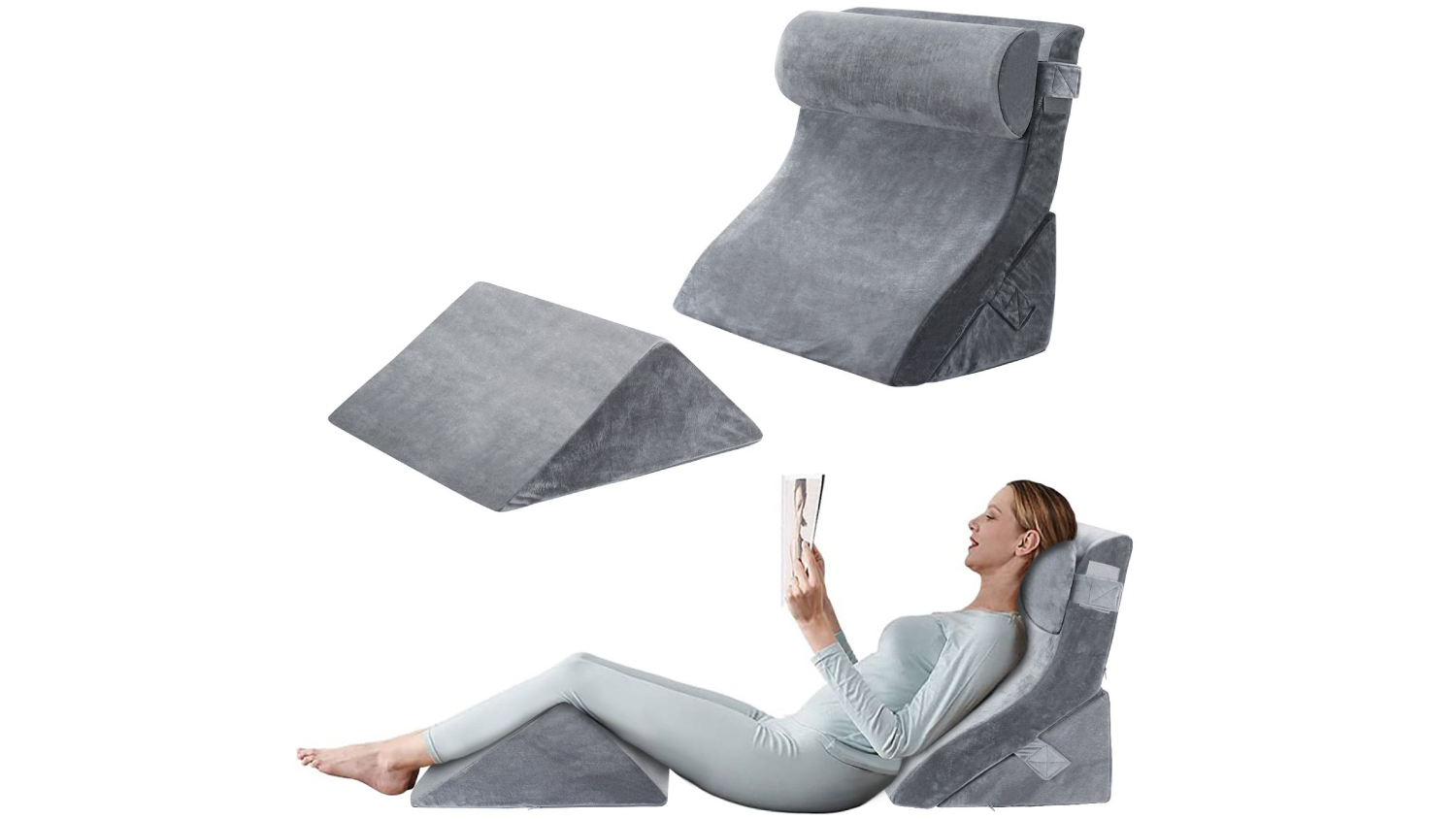 Luxdream Orthopedic Support Wedge Pillow Set 4pcs.