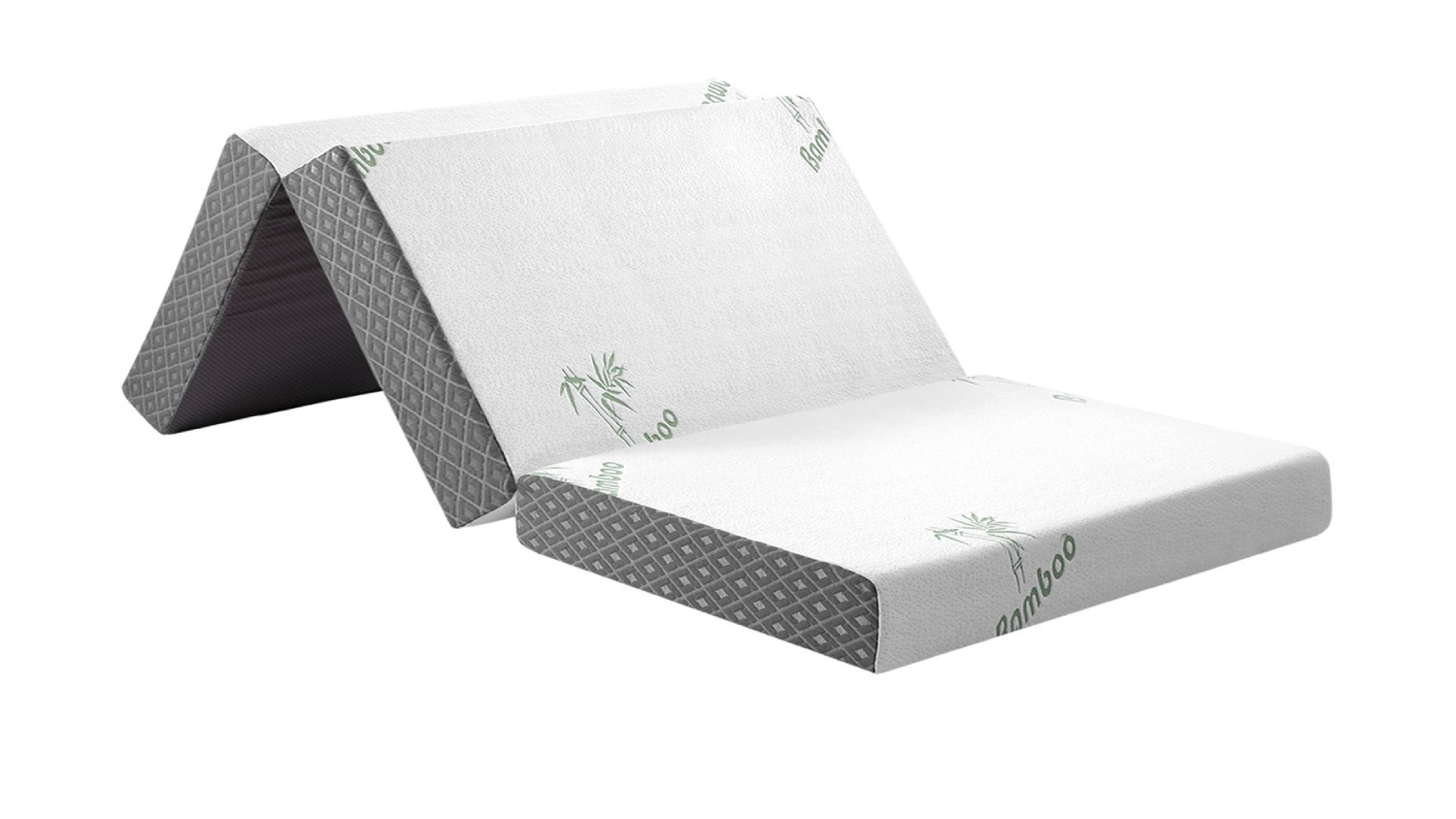 Luxdream Extra Thick Wide Trifold Foam Mattress 200 x 150 x 15cm - White