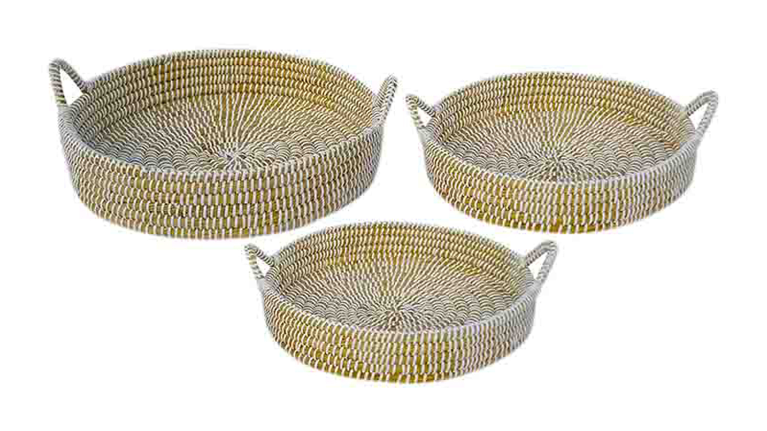 A view of the Grass Tray with Raised Handles Set