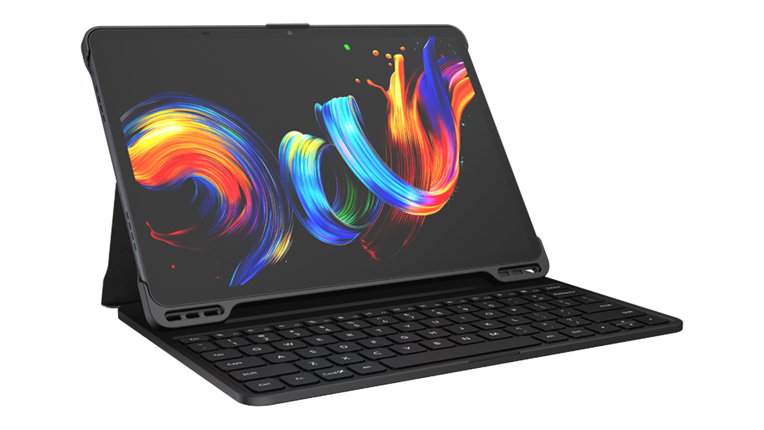 A view of the TCL Flip Keyboard Case attached to the NXTPAPER 11 Plus 11" Tablet