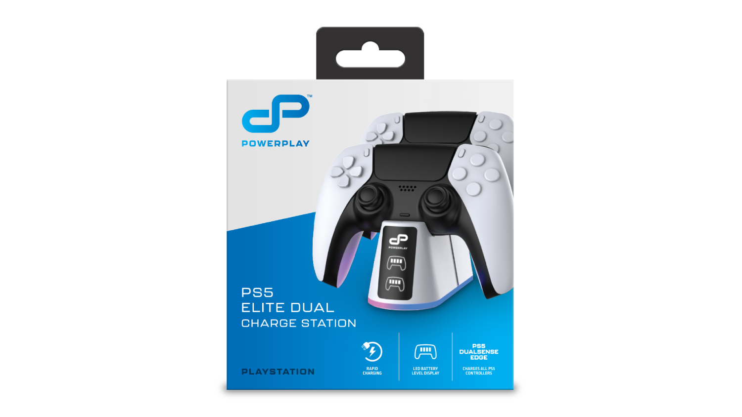 Powerplay PS5 Elite Dual Station Charging Dock - White (PPS5PEDCS)
