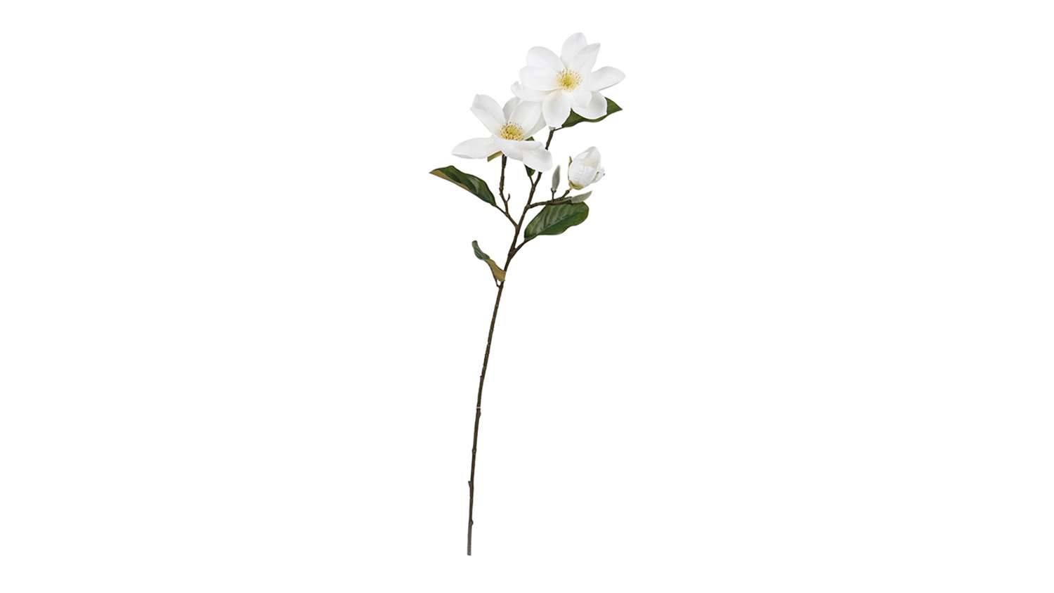 A Legacy Magnolia 71cm Flower Spray in a sleek cream colour
