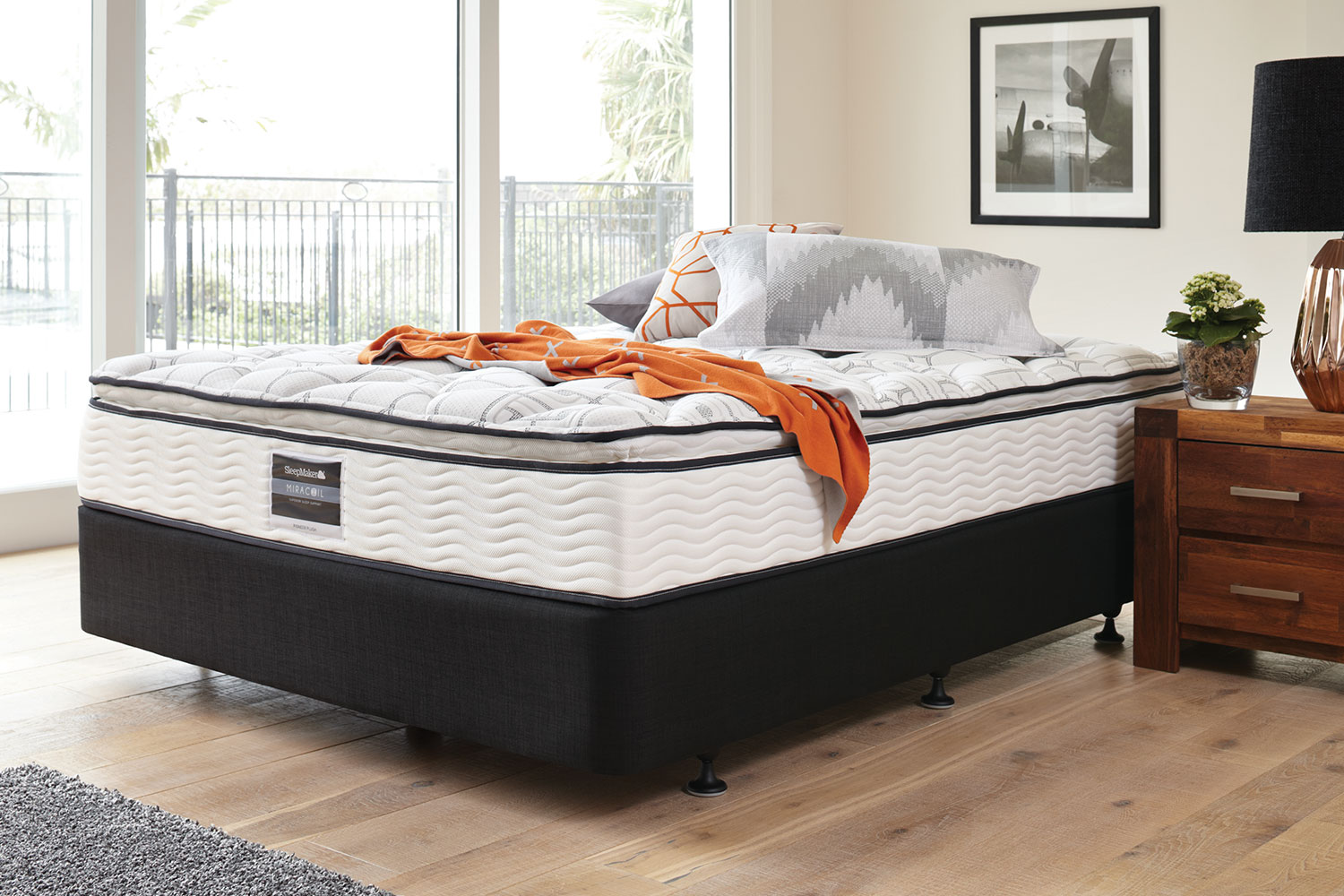 Pioneer Plush King Single Bed By Sleepmaker Harvey Norman New
