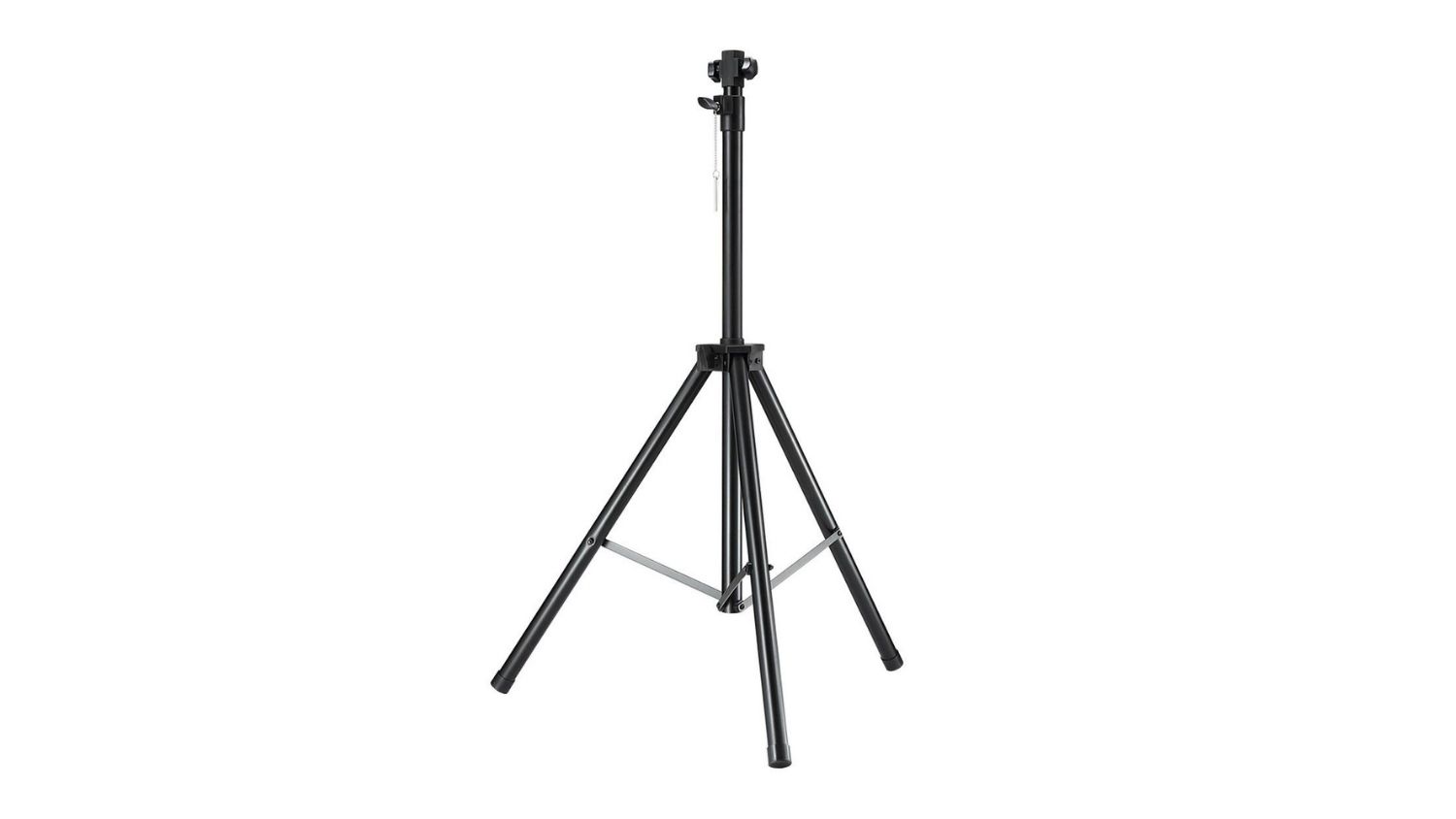 A front view of the Maxkon Adjustable Tripod Stand for Maxkon Infrared Heaters 1.1-1.8m