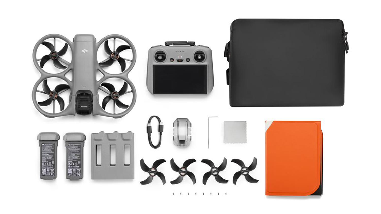 DJI Avata 360 Drone Fly More Combo with DJI RC 2 in a sleek grey colour