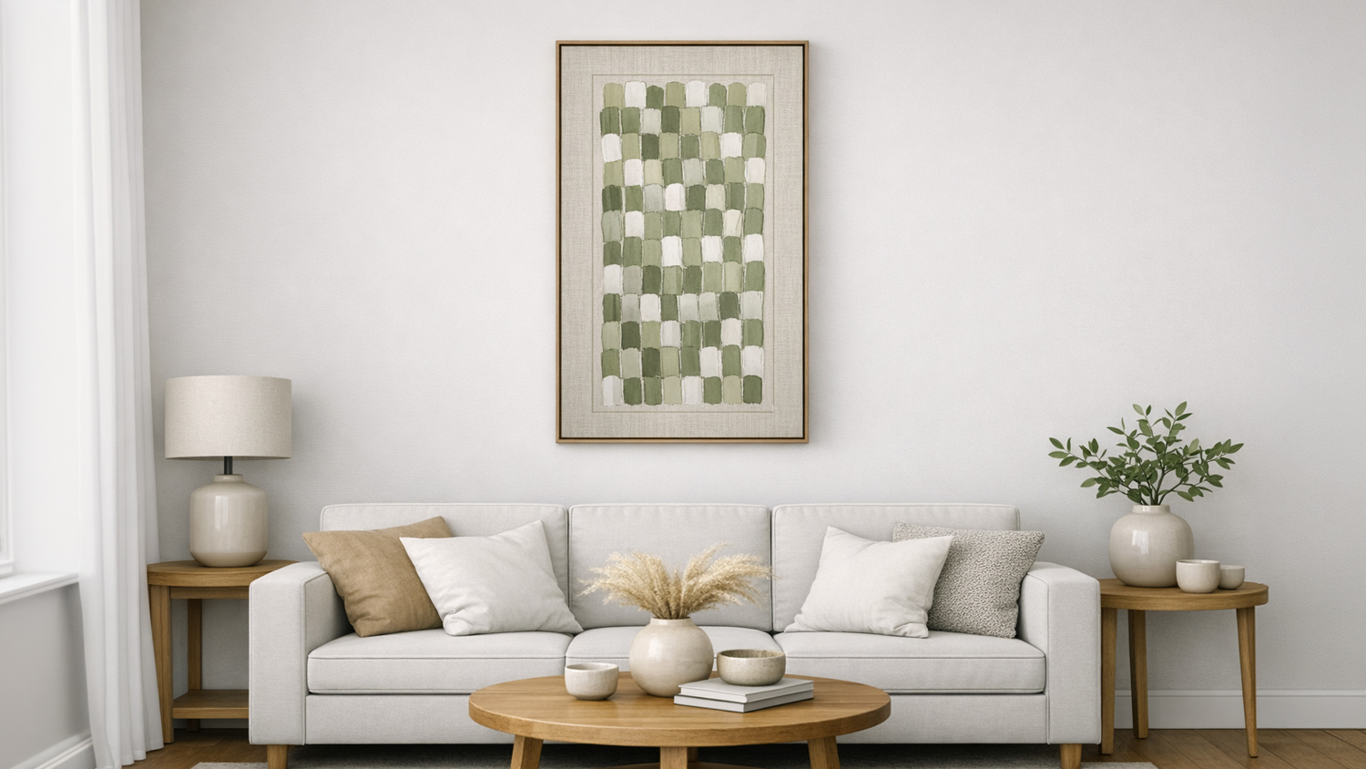 Dashi Textured Framed Canvas 180 x 120cm