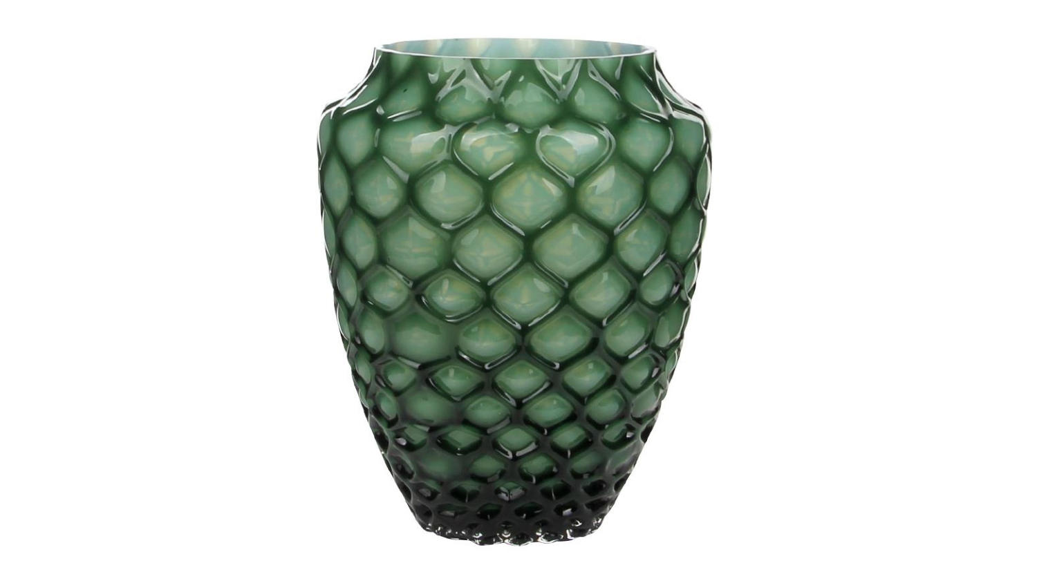 A view of the Darling Moss Glass Vase